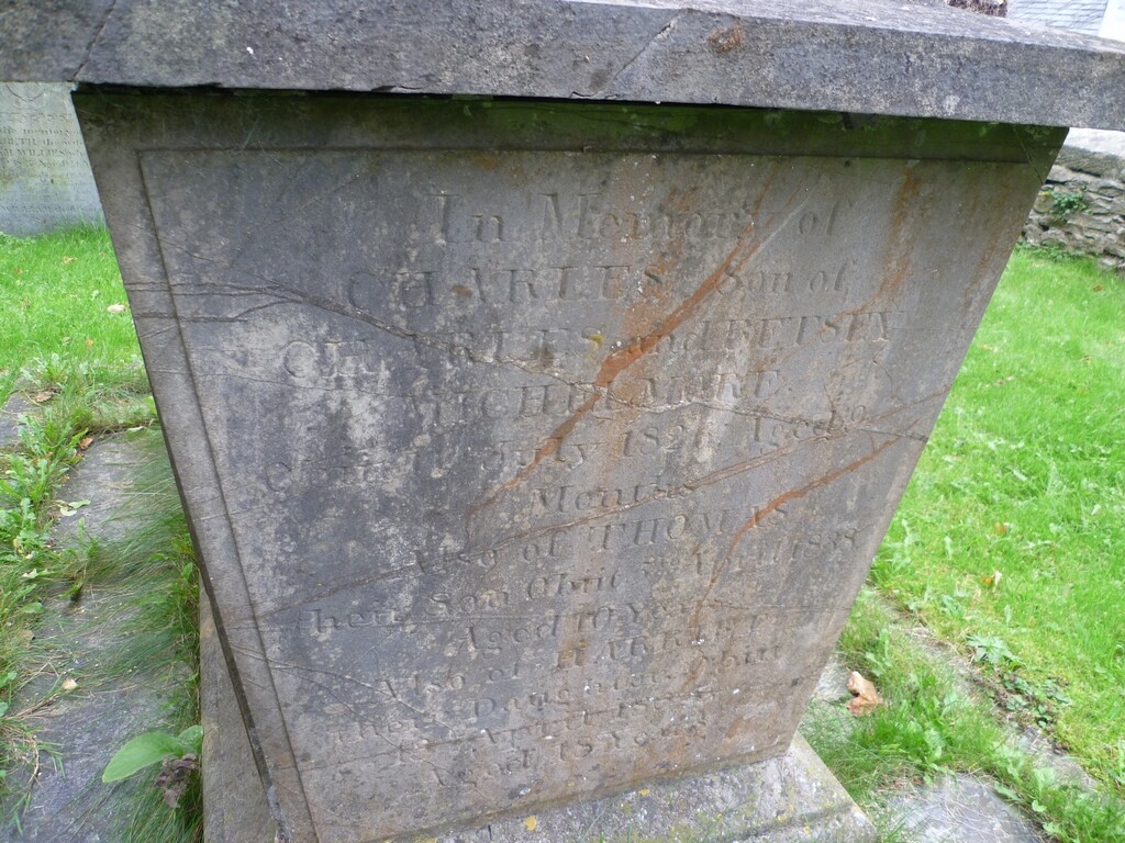 Charles Michelmore's childrens grave
